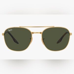 Ray-Ban Gold Aviator Sunglasses